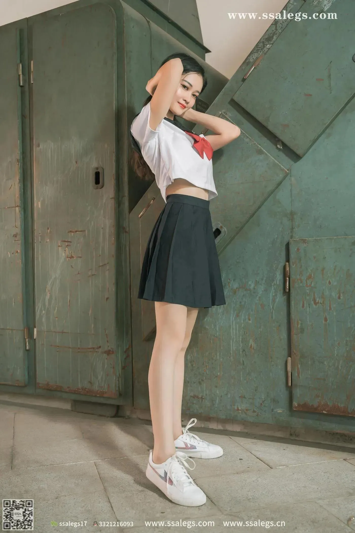 [SSA丝社]超清写真 NO.421 漫漫白色jk制服肉丝写真(上)[23] [51P]插图4